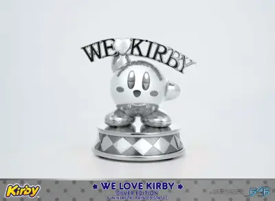 Statue Kirby we love silver edition